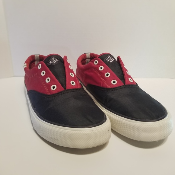 Sperry - Mens Cloth Shoes - Red/Black Size 11 1/2 - Picture 4 of 13